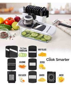 Cook Smarter 9 in 1 - Professional Mandolin and Peeler